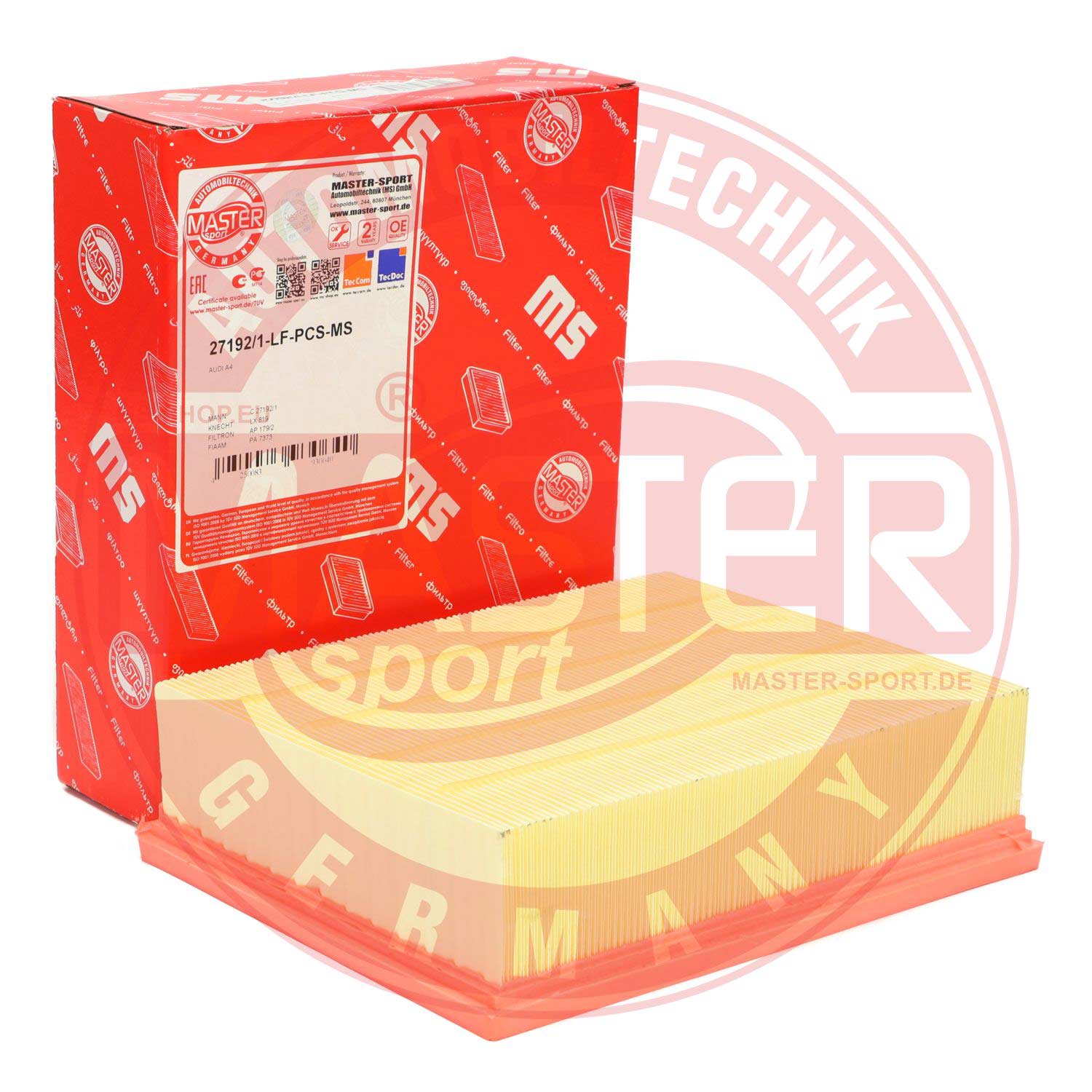 Filtru aer MASTERSPORT GERMANY 27192/1-LF-PCS-MS